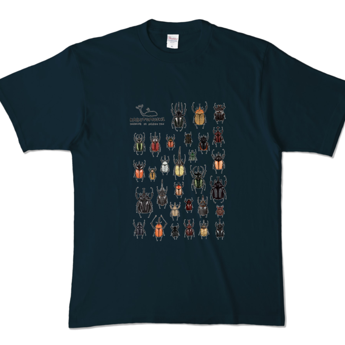 カラーTシャツ - XL - ネイビー (濃色)