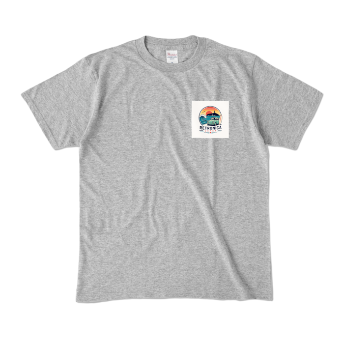 カラーTシャツ - M - 杢グレー (濃色)