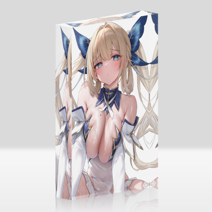 アクリルブロック - 100x148mm(ホワイトタイプ)