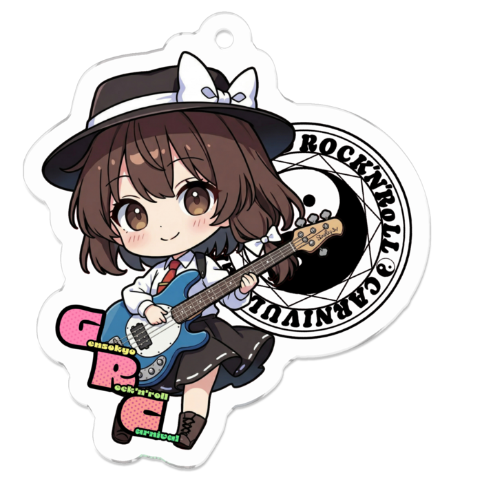 アクリルキーホルダー - 50 x 50 (mm)