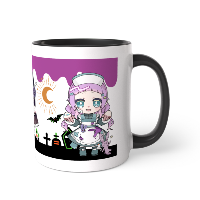 ツートンカラーマグカップ - 直径 8.2cm / 高さ 9.5cm