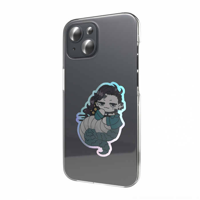 オーロラスマホステッカー - 縦