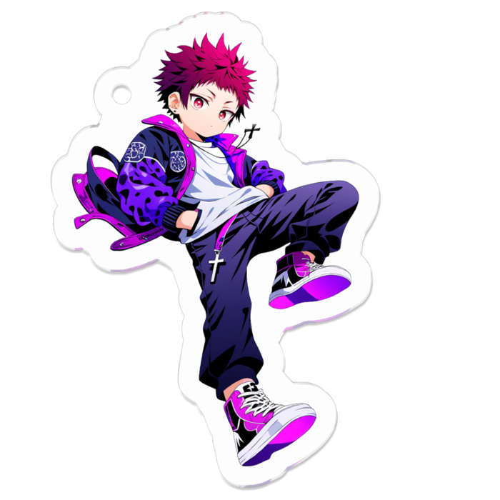 アクリルキーホルダー - 50 x 50 (mm)