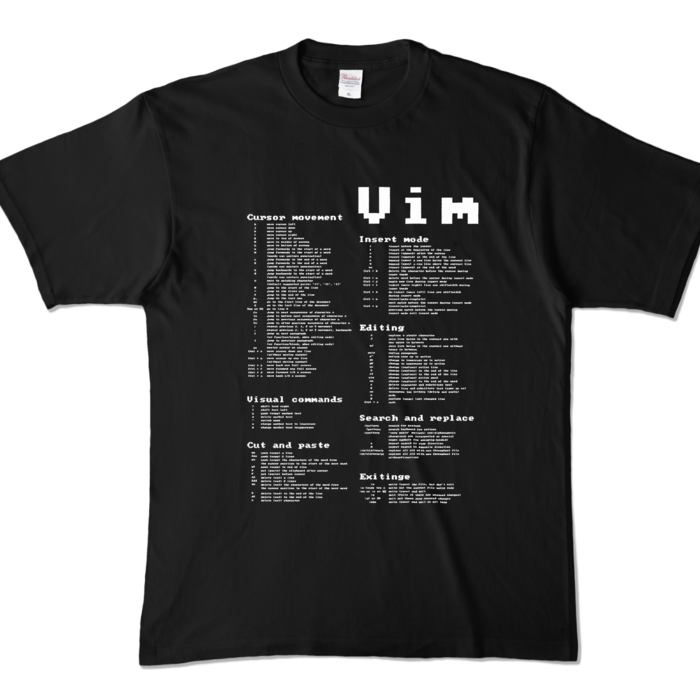 カラーTシャツ - XL - ブラック (濃色)