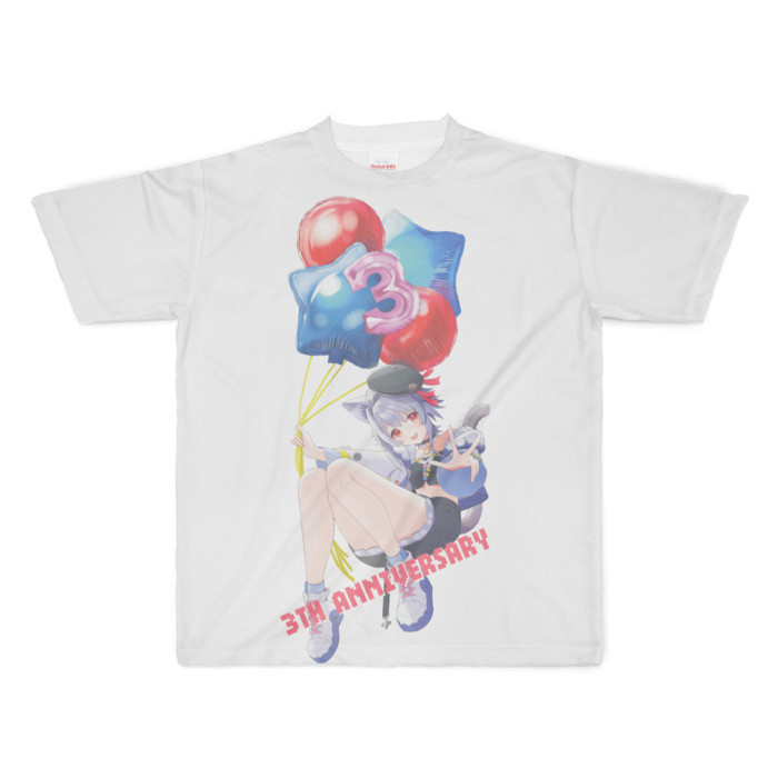 フルグラフィックTシャツ - XL - 正面印刷のみ