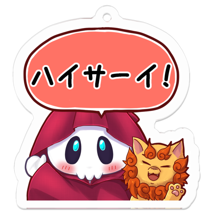 アクリルキーホルダー - 50 x 50 (mm)