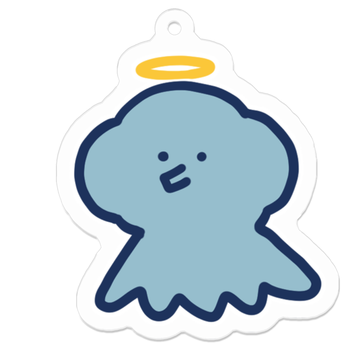 アクリルキーホルダー - 50 x 50 (mm)