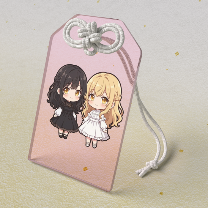 アクリルお守り - 50 × 80mm