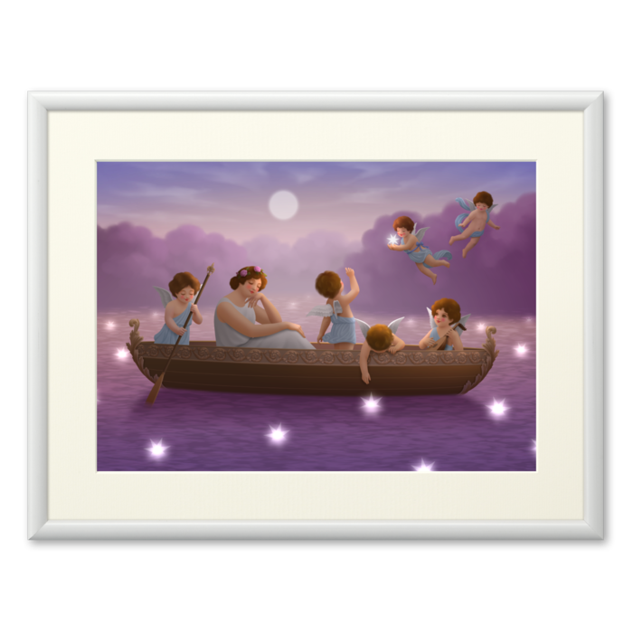 複製画(プリモアート) - A4 額縁・ホワイト