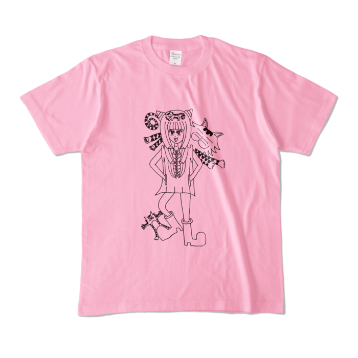 カラーTシャツ - M - ピーチ (淡色)