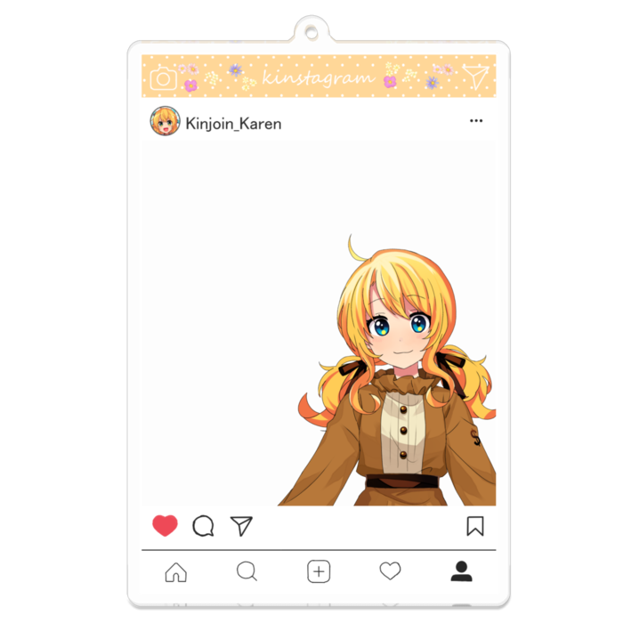 SNS風アクリルキーホルダー♡私服衣装ver