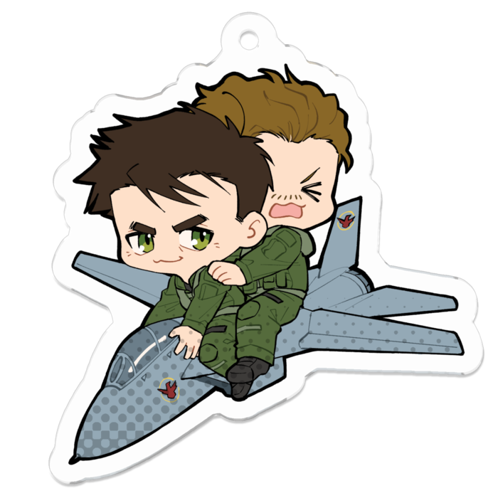 アクリルキーホルダー - 50 x 50 (mm)