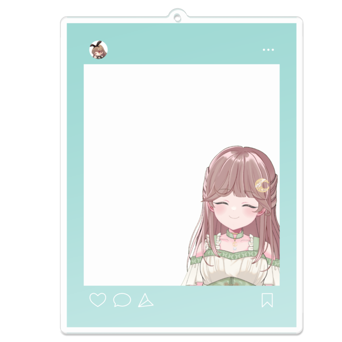 アクリルキーホルダー - 100 x 100 (mm)