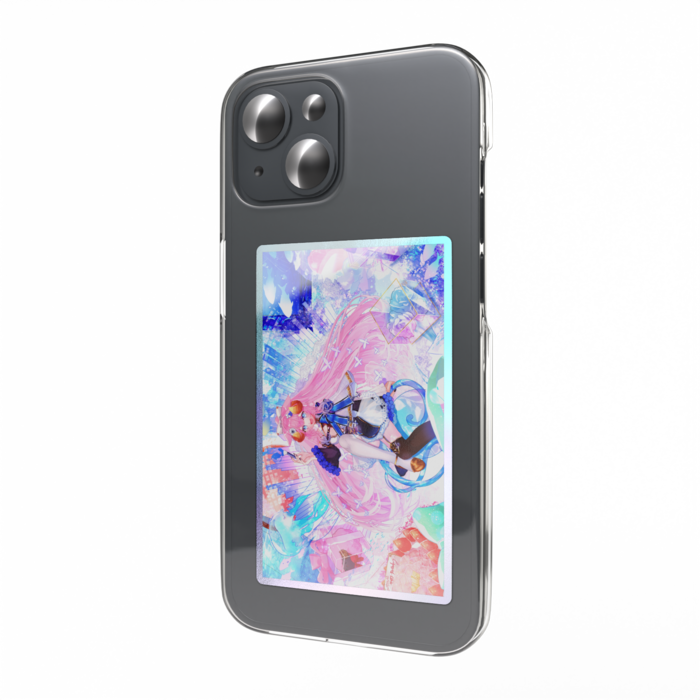 オーロラスマホステッカー - 縦