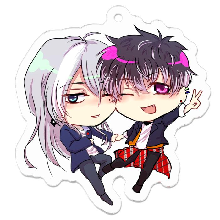 アクリルキーホルダー - 50 x 50 (mm)