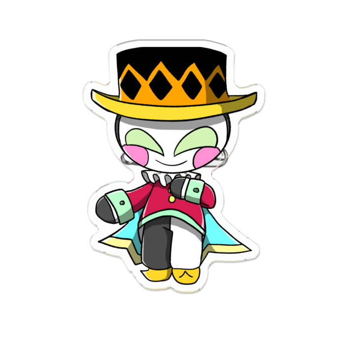 アクリルバッジ - 70 x 70 (mm)