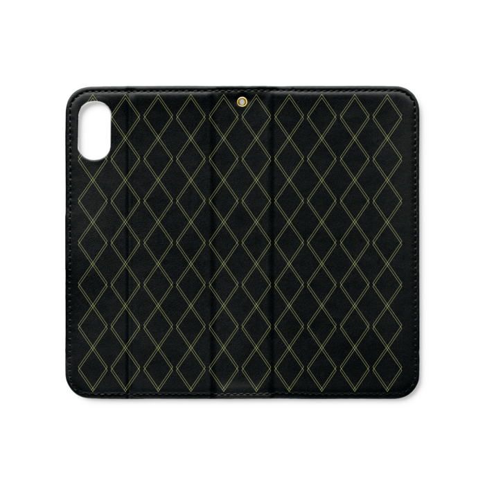 手帳型iPhoneケース（ベルトなし） - iPhone XS / X - ストラップ穴 あり