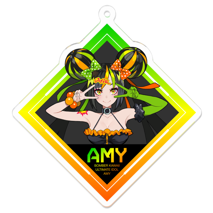 アクリルキーホルダー - 70 x 70 (mm)