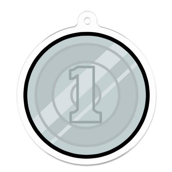 アクリルキーホルダー - 50 x 50 (mm)