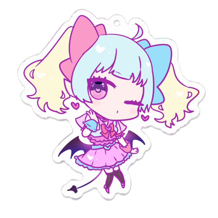 アクリルキーホルダー - 70 x 70 (mm)