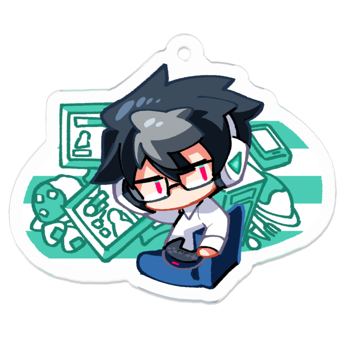 アクリルキーホルダー - 50 x 50 (mm)