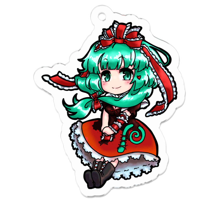 アクリルキーホルダー - 50 x 50 (mm)