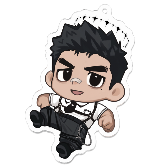 アクリルキーホルダー（コーティング） - 70 x 70 (mm)