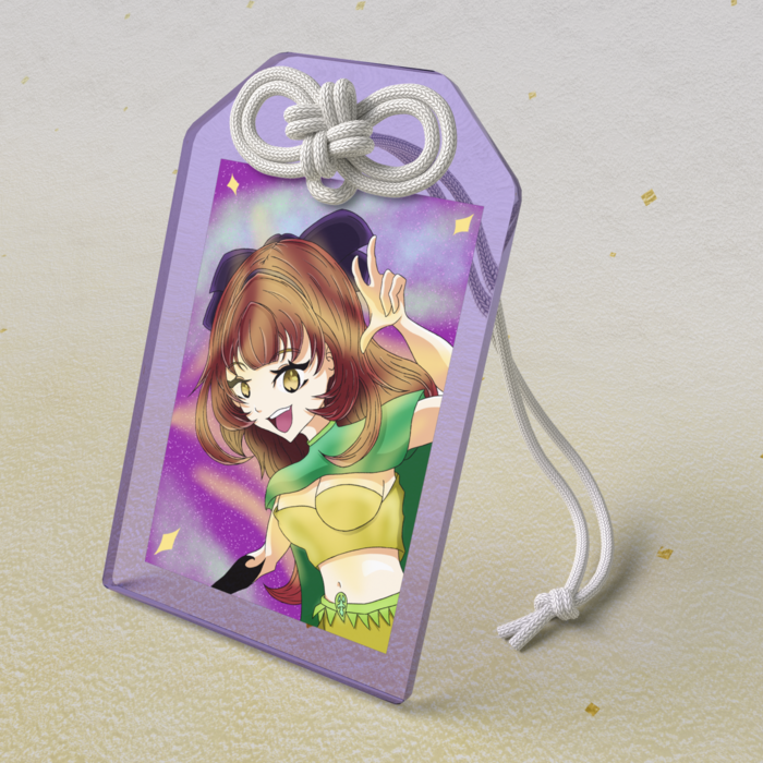 アクリルお守り - 50 × 80mm