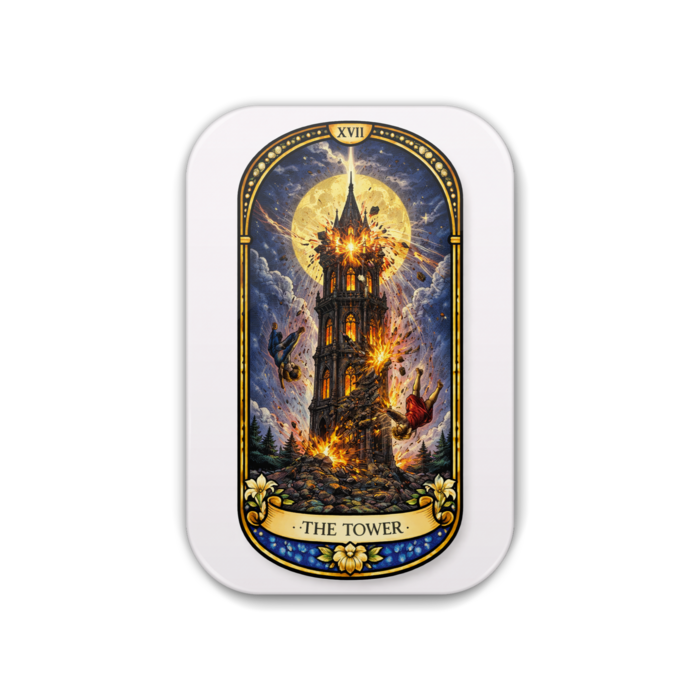 ザ・タワー缶バッジ - 角丸 51x76mm(16)