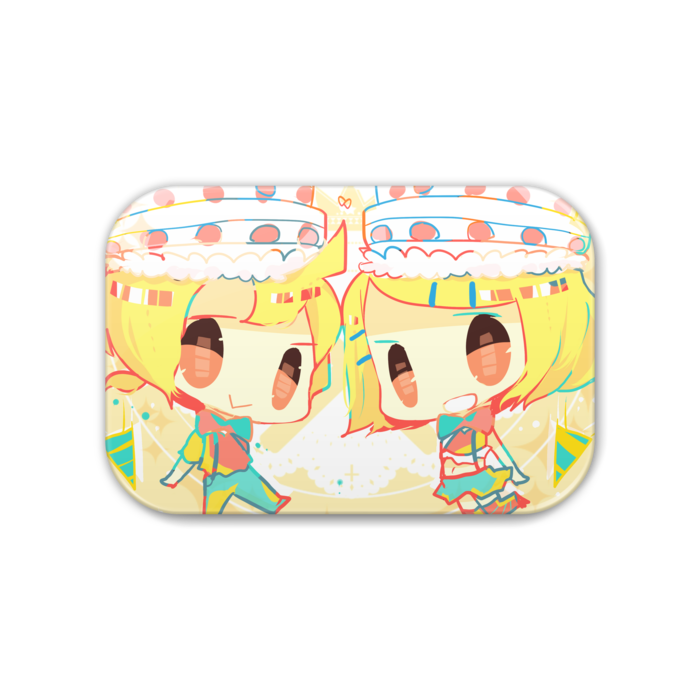 缶バッジ - 角丸 76x51mm