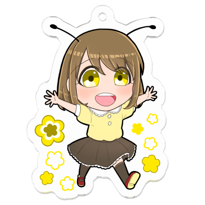 アクリルキーホルダー - 50 x 50 (mm)