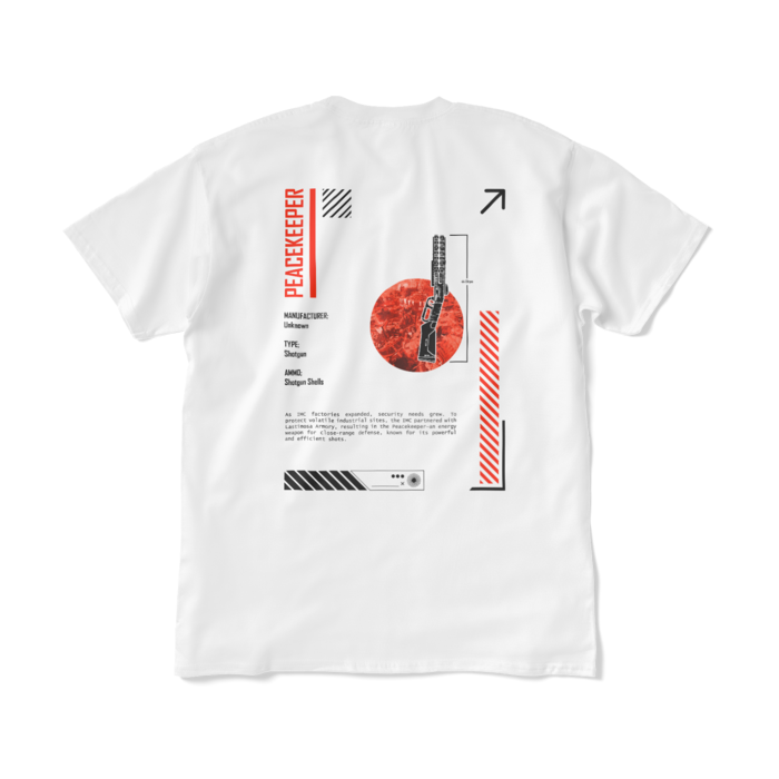 XL - WHITE - Back ONLY