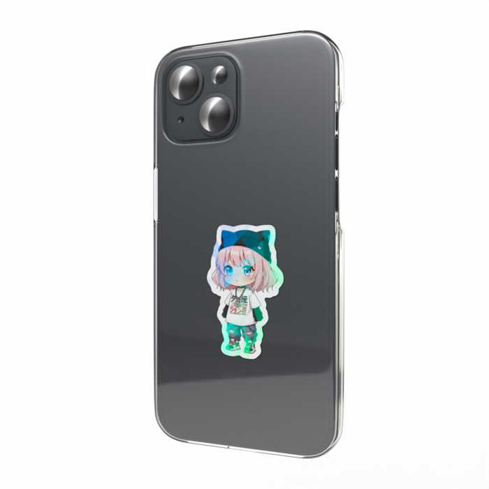 ホログラムスマホステッカー - 縦