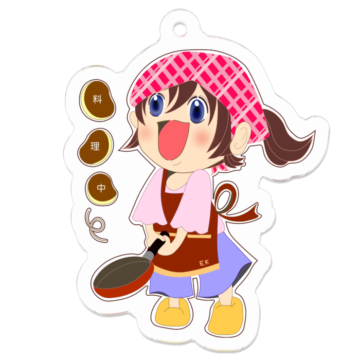 アクリルキーホルダー - 50 x 50 (mm)