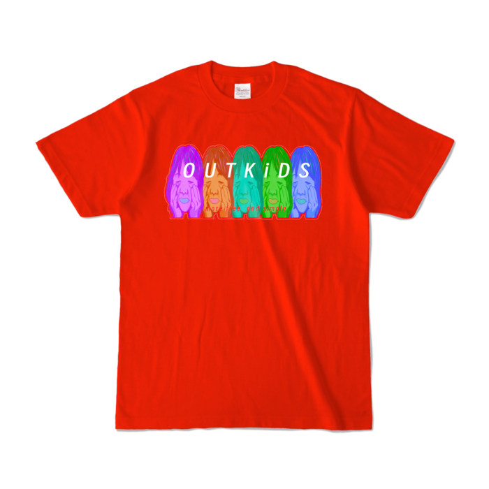 カラーTシャツ - S - レッド (濃色)