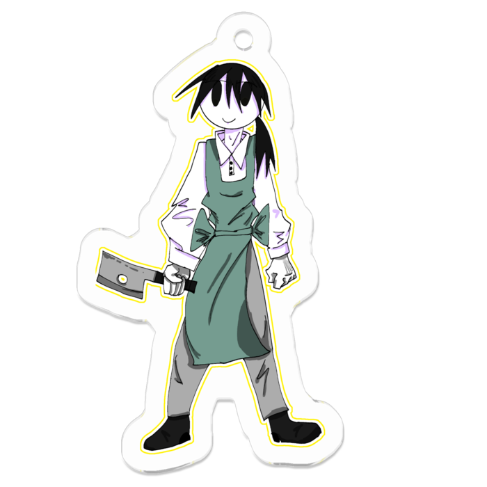 アクリルキーホルダー - 50 x 50 (mm)