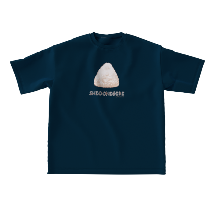 ビッグシルエットTシャツ - L - ネイビー