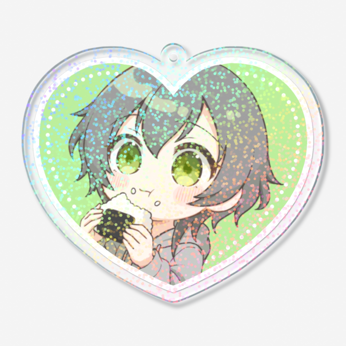 ホログラムアクリルキーホルダー - 70 × 70mm(2)