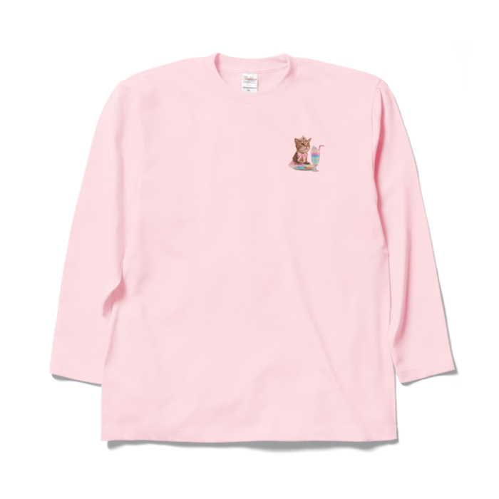 ロングスリーブTシャツ - XL - ライトピンク
