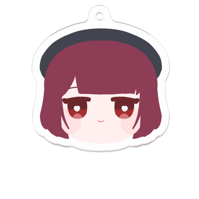 アクリルキーホルダー - 50 x 50 (mm)