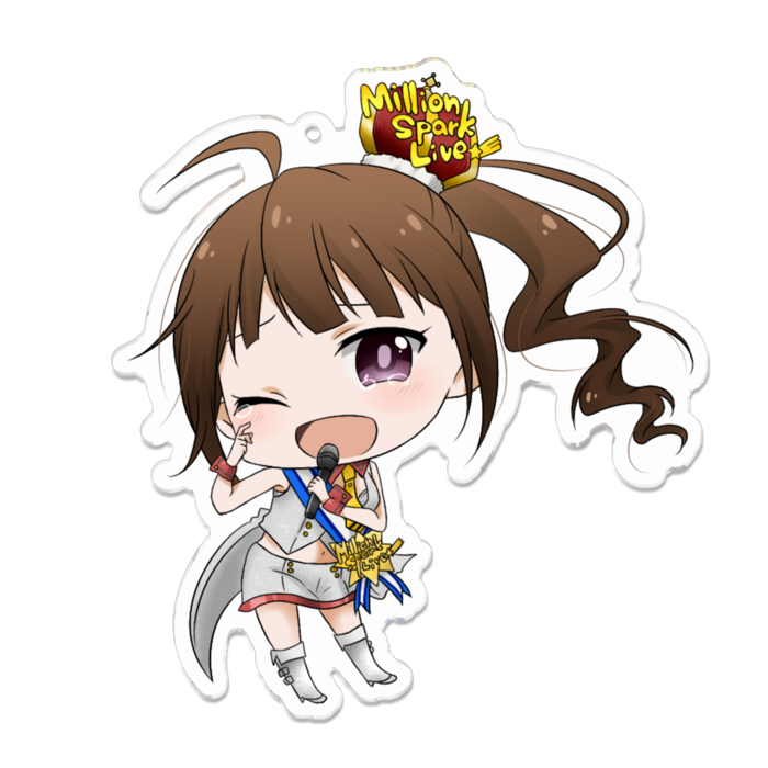 アクリルキーホルダー - 100 x 100 (mm)