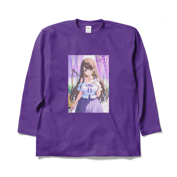 ロングスリーブTシャツ - XL - パープル