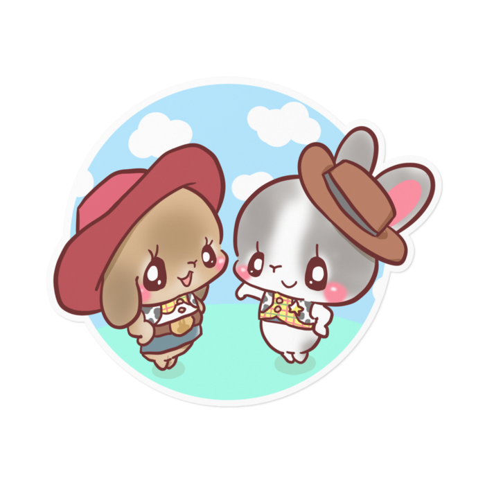 ステッカー - 160 x 160 (mm)