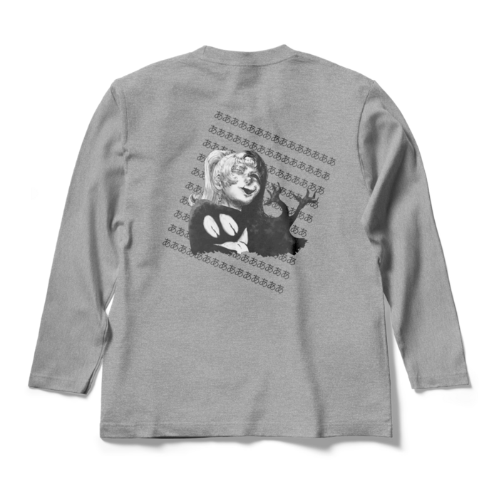 ロングスリーブTシャツ - M - 杢グレー