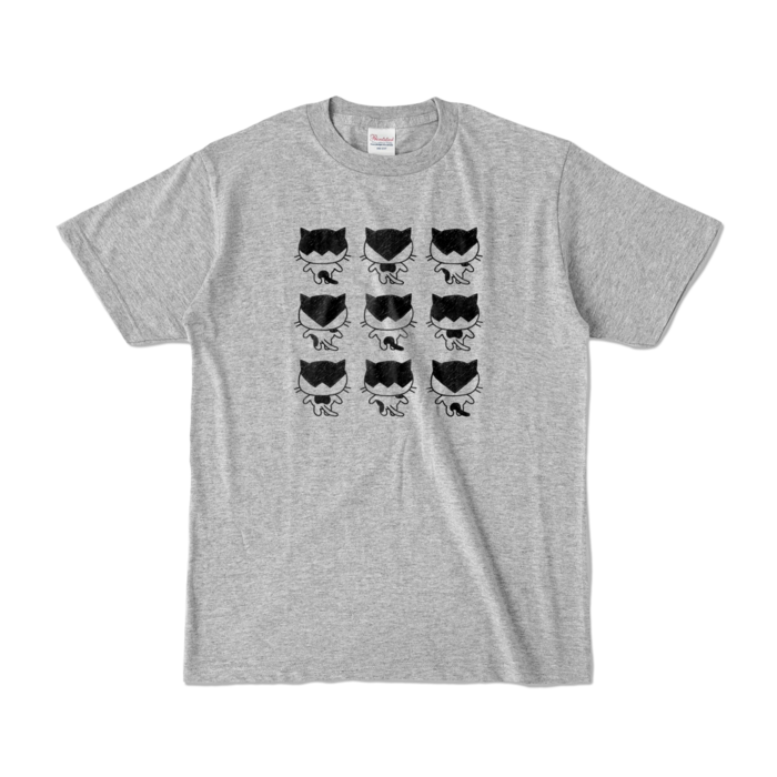 カラーTシャツ - S - 杢グレー (濃色)