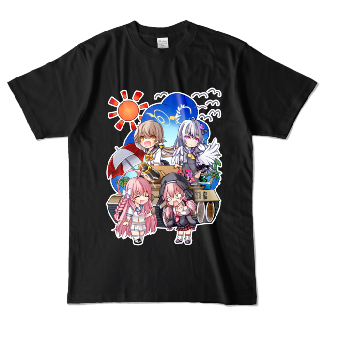 カラーTシャツ - L - ブラック (濃色)