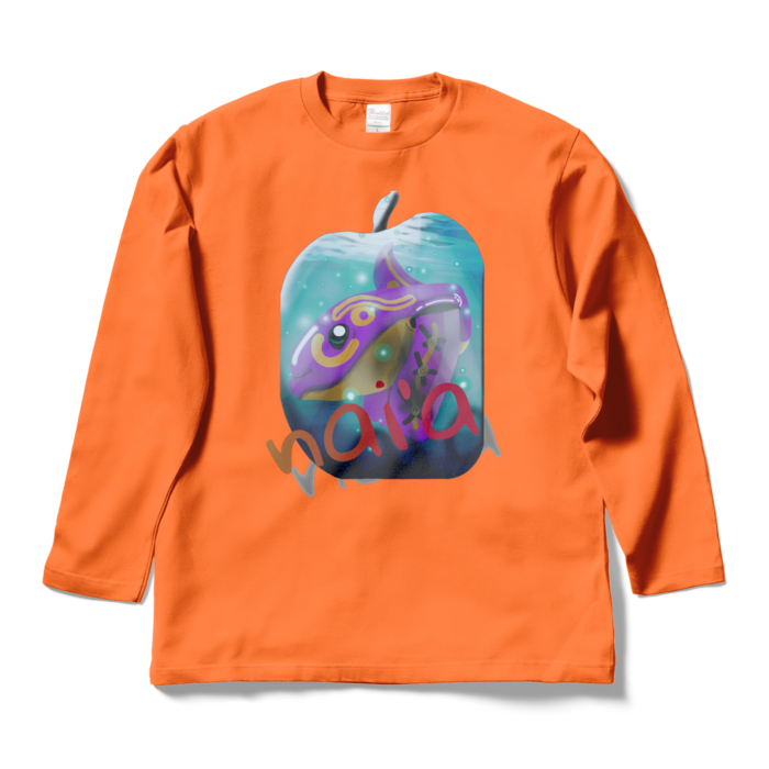 ロングスリーブTシャツ - L - オレンジ