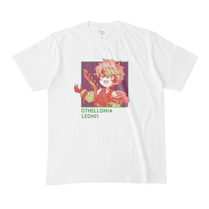 ちびキャラ「レオニス」 デザインTシャツ(M/ホワイト)