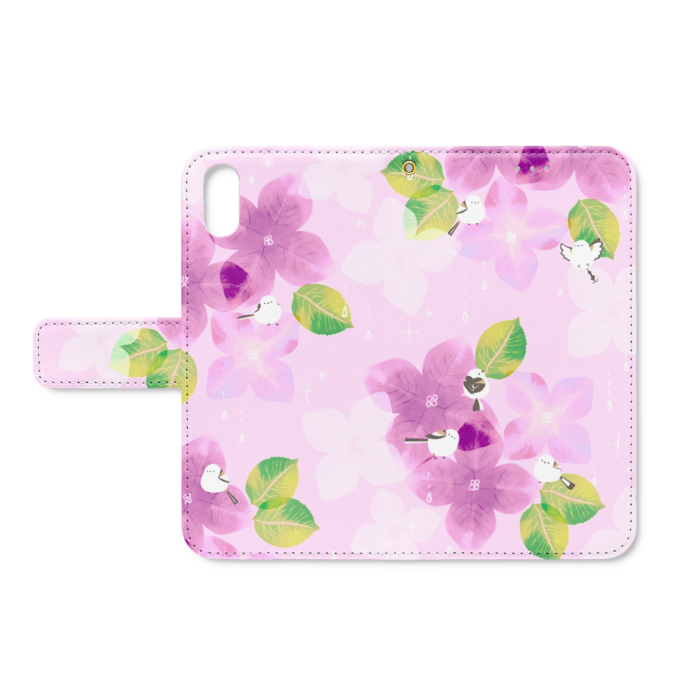 手帳型iPhoneケース - iPhone XS / X - ストラップ穴 あり