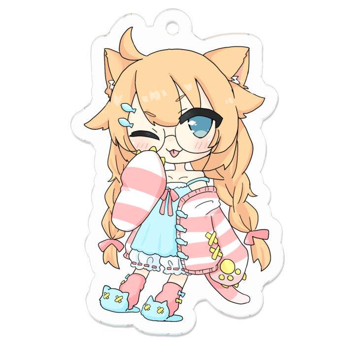 アクリルキーホルダー - 50 x 50 (mm)